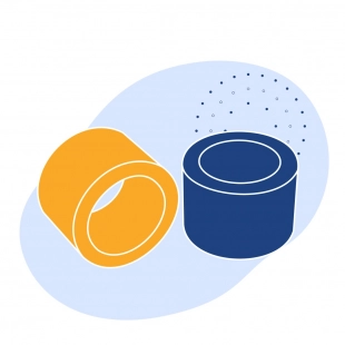 Втулка бронзовая 137 мм БРК1Н3