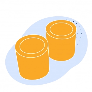 Капролоновая втулка 390х1400 мм белая ПА 6