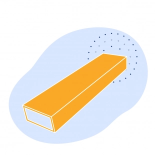 Труба стальная профильная прямоугольная 100х50х2.5х12000 мм Ст3Пс/Сп ГОСТ 8645-68