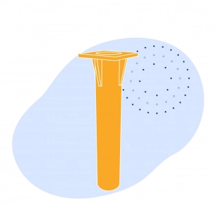 Закладная деталь фундамента ЗДФ-0.159-2.0 ОТф(159/133)