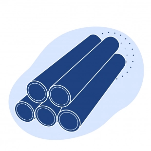 Труба стальная электросварная прямошовная 3020x10 мм Ст20