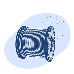 Канат одинарной свивки оцинкованный (ОЖ) 3.6 мм ГОСТ 3064-80