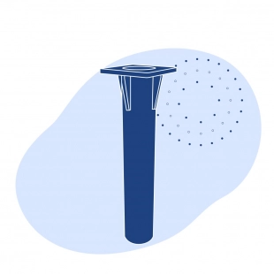 Закладная деталь фундамента ЗДФ-0.159-2.0 ОТф(159/133)